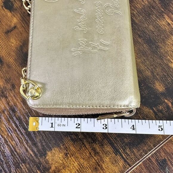 Yves Saint Laurent YSL Y-Mail Long Zippy Wallet Crossbody Converted - Picture 15 of 16